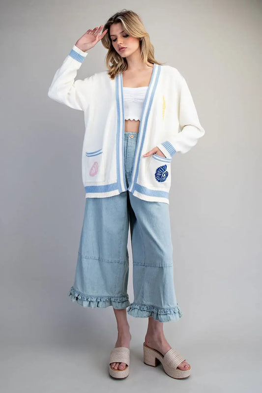 ee:some Ocean Inspired Cardigan