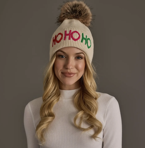 Knit Pom Hat