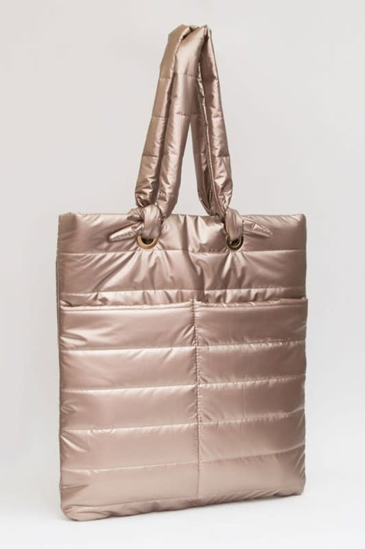 Wona Soft Padded Quilted Tote Bag
