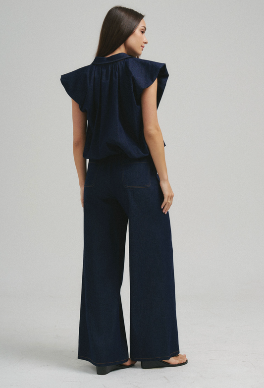 Stretchy Denim Pants