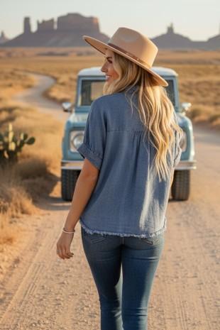 Denim Top