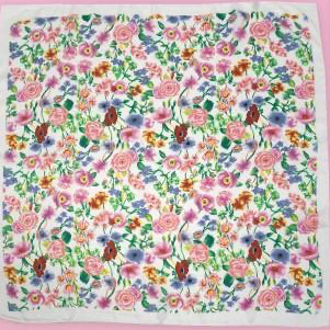 Floral Print Bandana Scarf