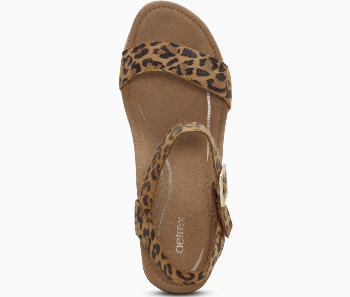 Aetrex Sydney Espadrille Wedge Sandal