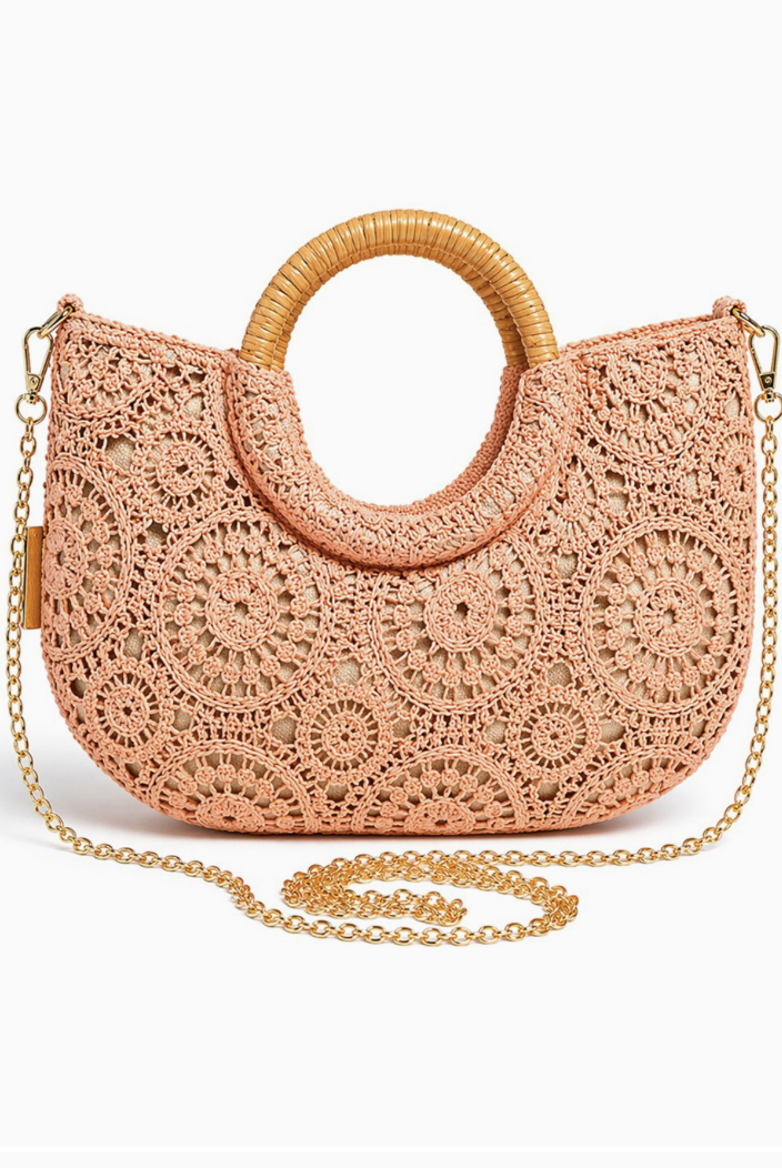 Circular Patterned Tote Bag