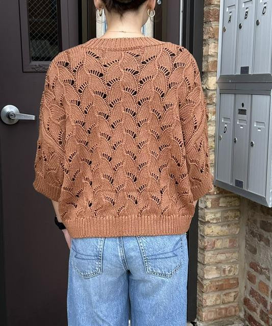 Knit Round Neck Top