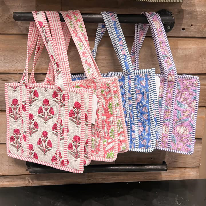 Large Quilted Tote Bag