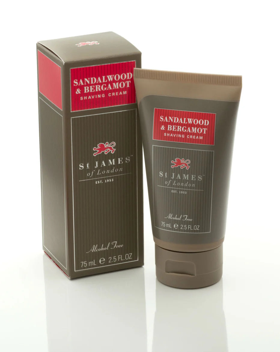 Sandalwood & Bergamot Shave Cream Tube