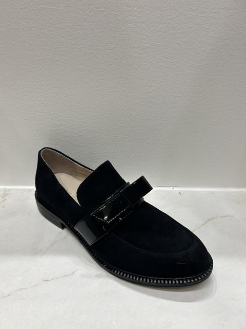 All Black Belted Loafer