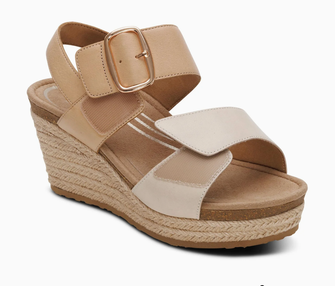 Aetrex Ashley Wedge Sandal