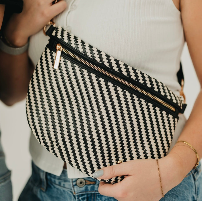 Diagonal Woven Westlyn Bum Bag