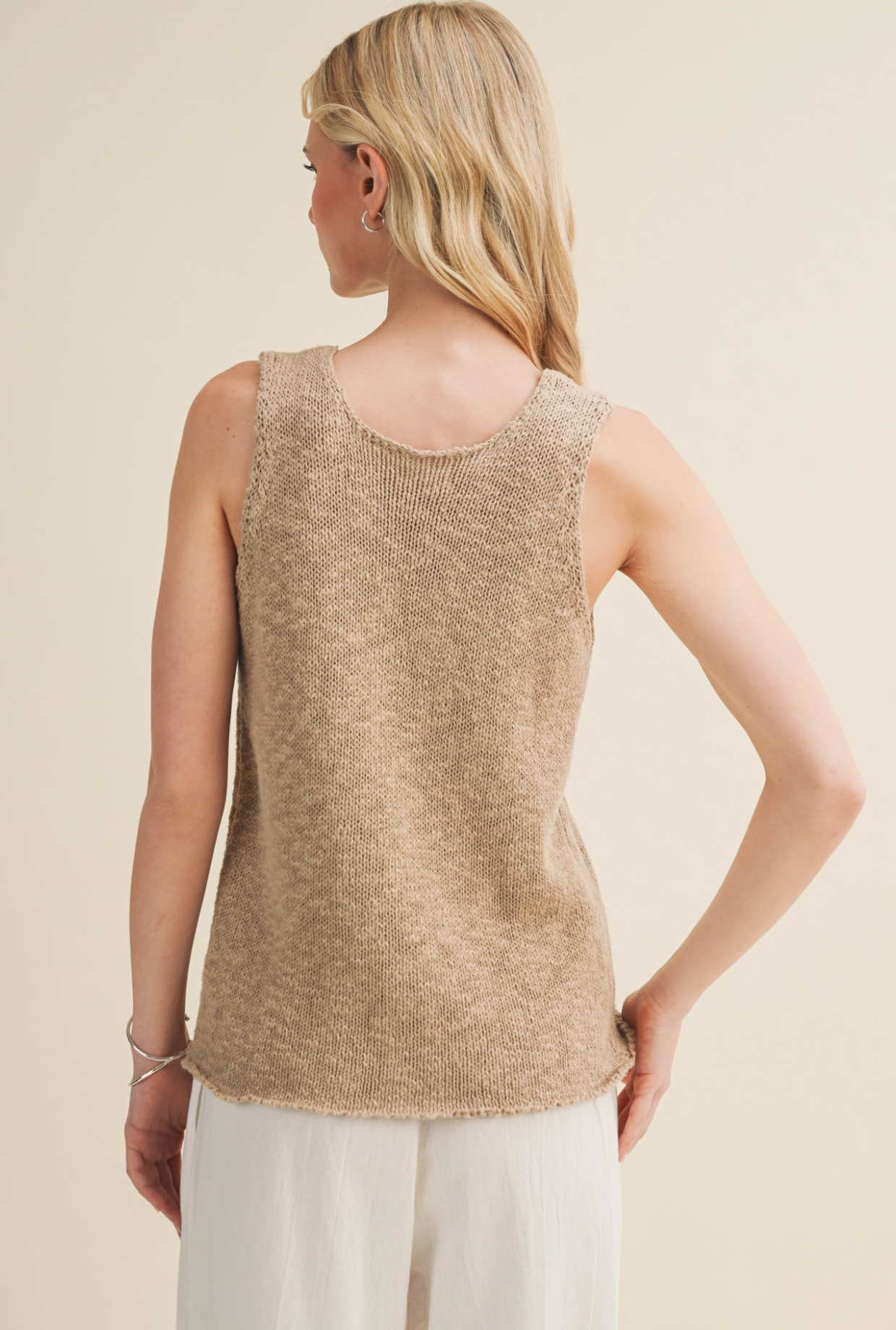 Sleeveless Knit Top