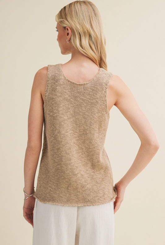Sleeveless Knit Top