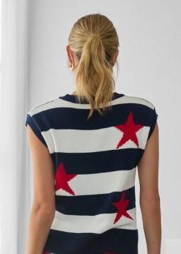 Star Striped Sweater