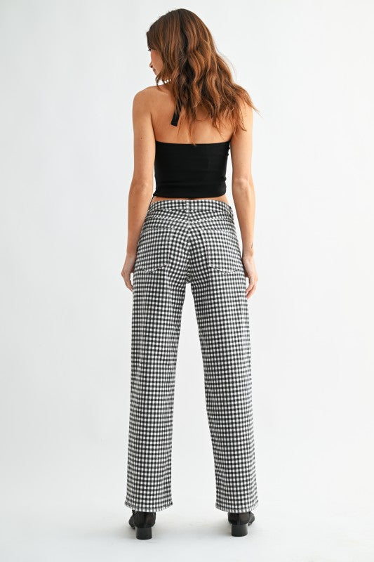 Denim Mid Rise Straight Jean