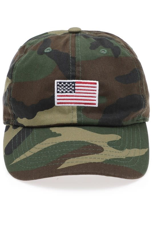 Fashion City American Flag Baseball Cap