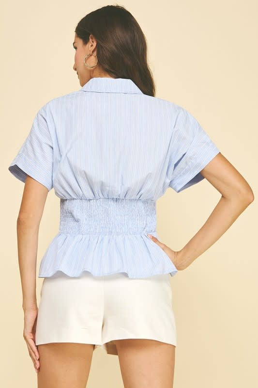 Pinch Stripe Button Down Shirt