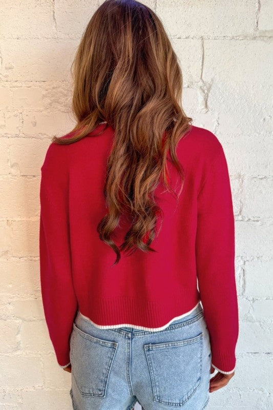 Fashion Works Big Bow Holiday Sweater