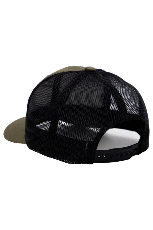 Cap Zone American Flag Patch Trucker Hat