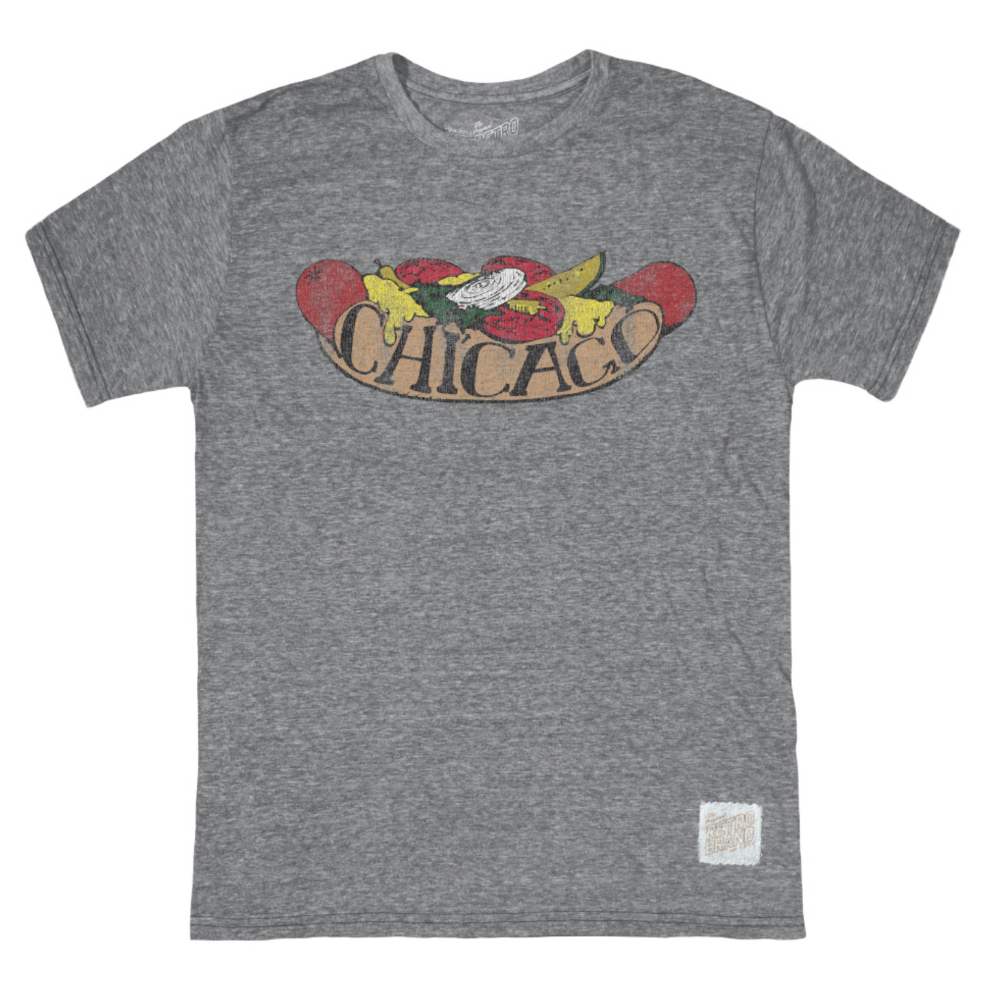 Retro Brand Chicago Hot Dog T Shirt RTC13A