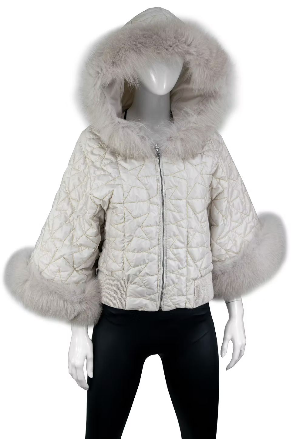 Mitchie's Matchings Star Jacket with Fox Fur Hood