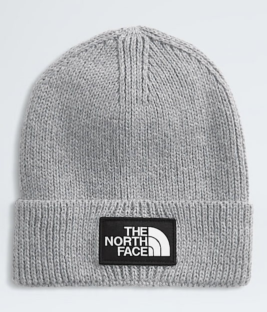 North Face Logo Box Cuffed Beanie