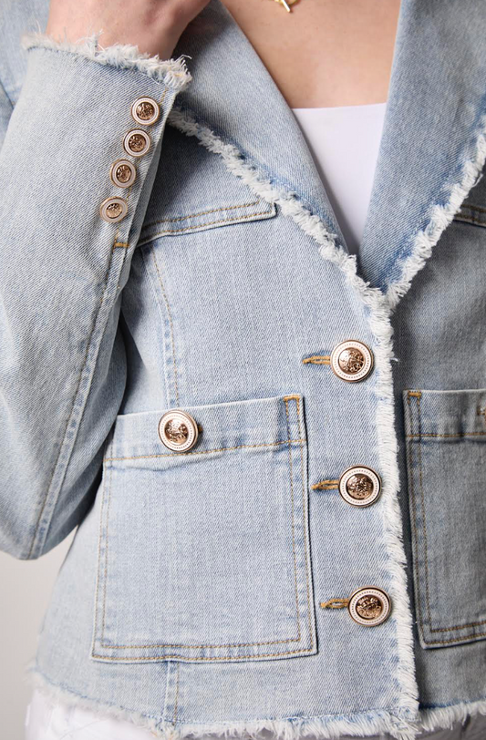 Blue Revival Logan Frayed Blazer
