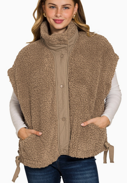 Oversized Faux Fur Vest