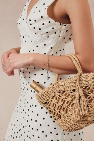 Lace Detail Sleeveless Midi Dress