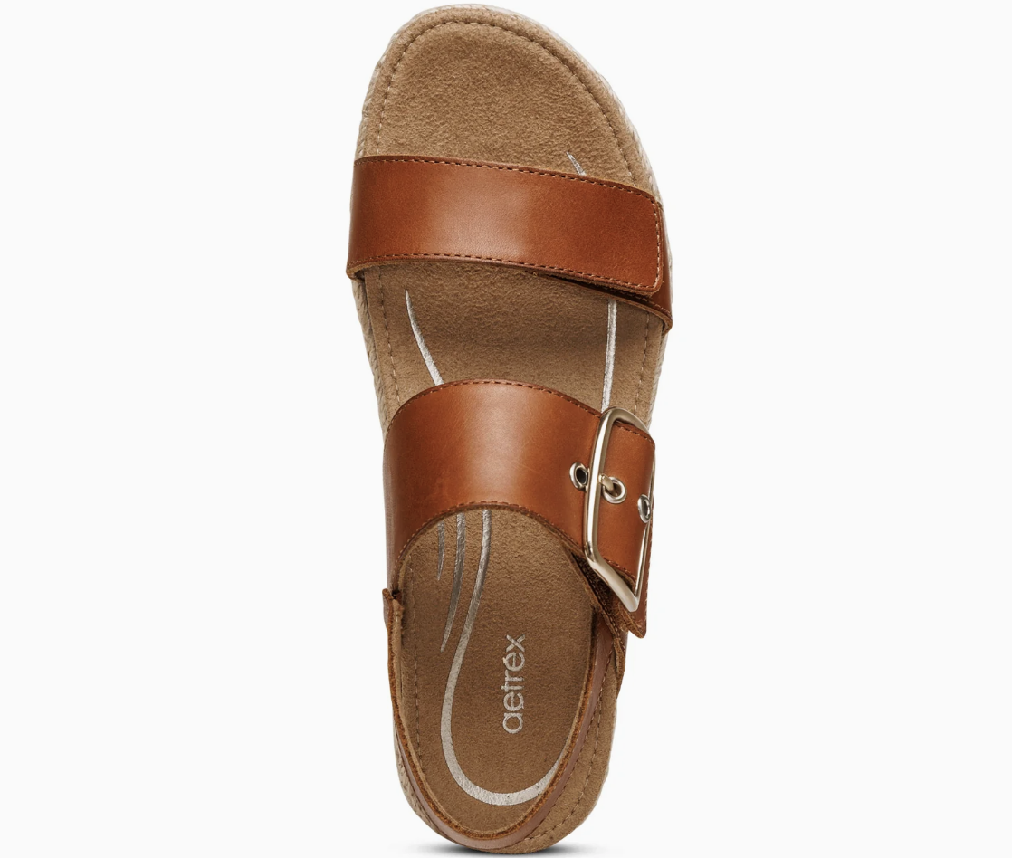 Aetrex Vania Platform Sandal