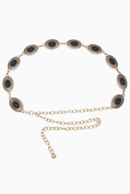Etched Western Chain Belt
