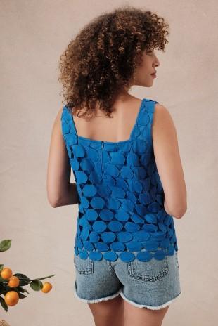 Sleeveless Lace Top