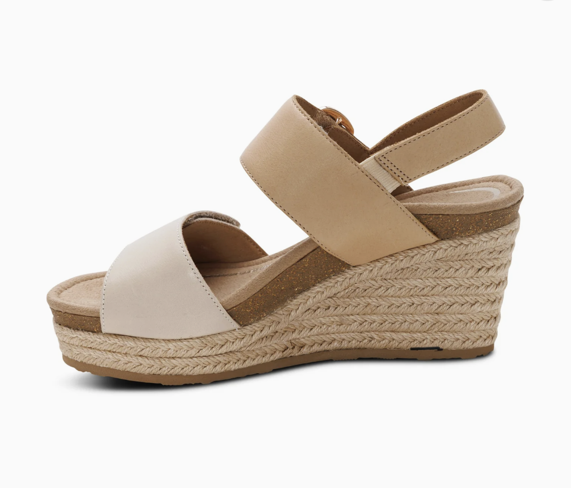 Aetrex Ashley Wedge Sandal