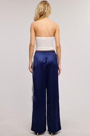 Satin Track Pants