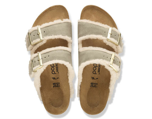Birkenstock Arizona Teddy Edge Flex Platform Sandal