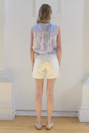 Floral Button Front Blouse