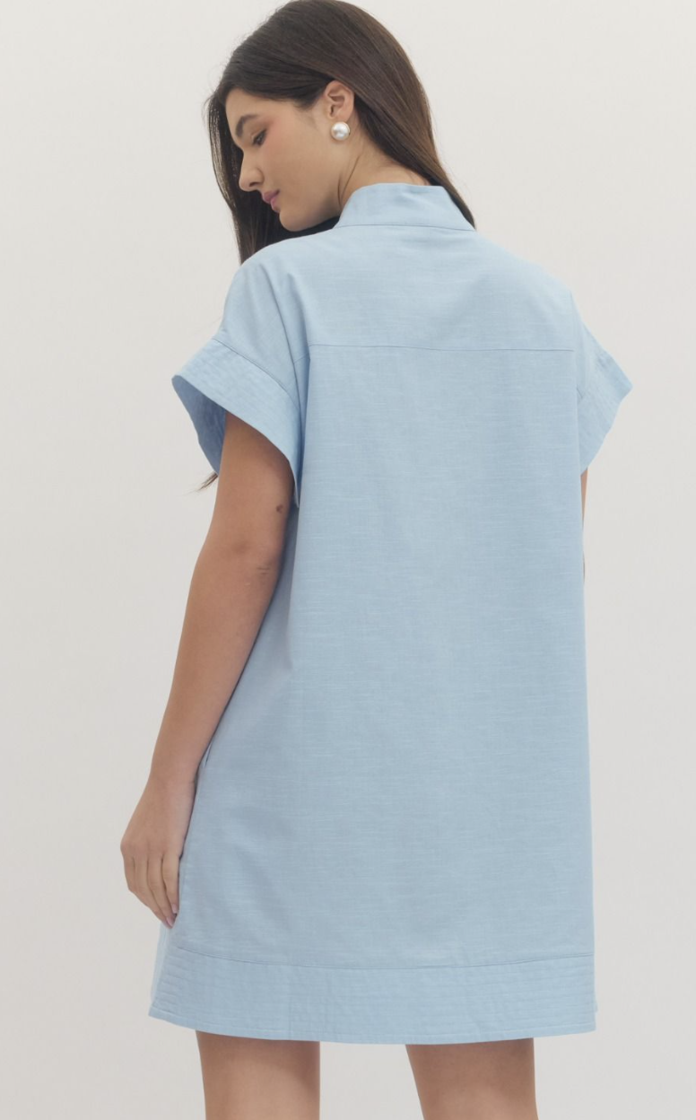 Short Sleeve Mini Dress