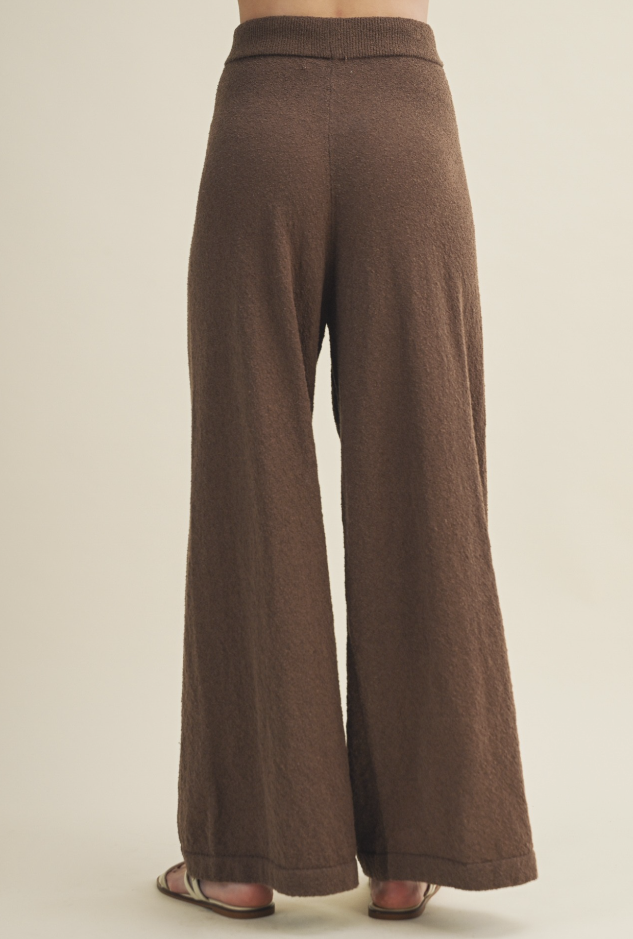 Sweater Pants with Tie Waist