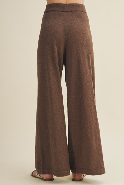 Sweater Pants with Tie Waist