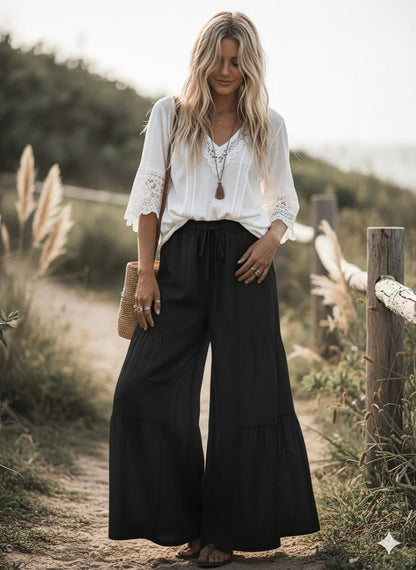 Wide Leg Palazzo Pants