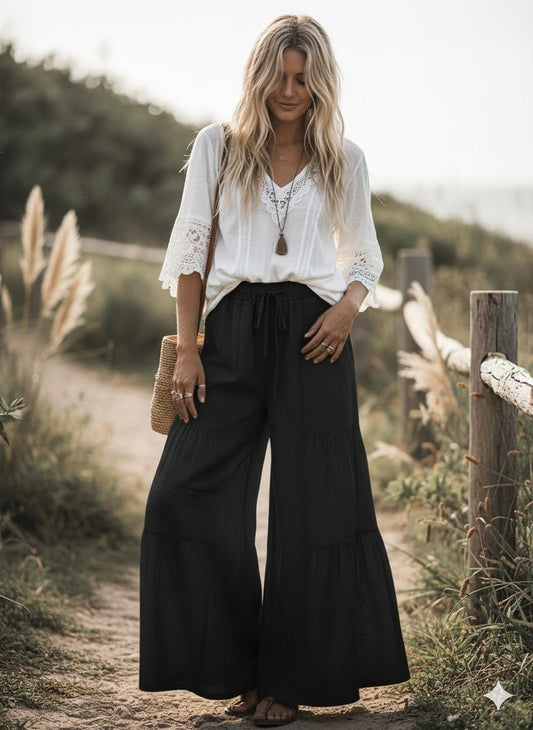 Wide Leg Palazzo Pants