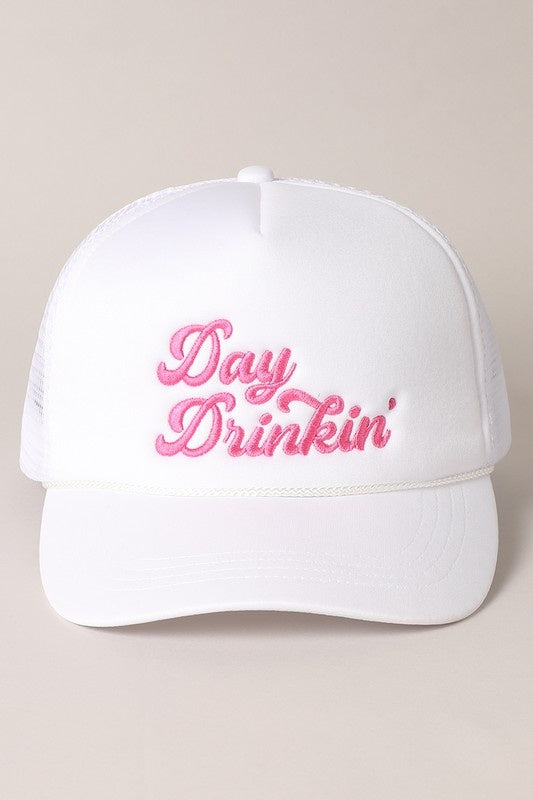 Fashion City Day Drinkin' Embroidered Trucker Hat