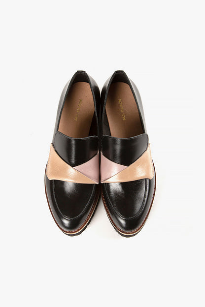 All Black Flatsash Lugg Loafer