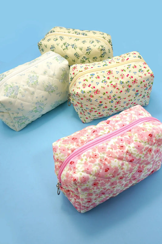 Josslyn Floral Toile Pattern Makeup Cosmetic Pouch Bag 40P562 No Color