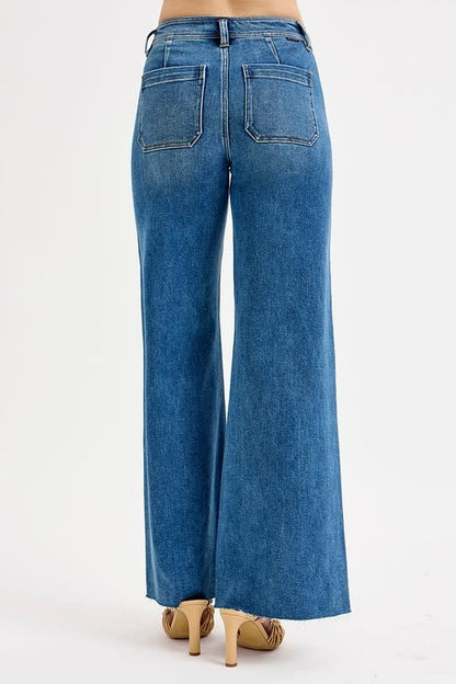 Risen High Rise Wide Leg Jean