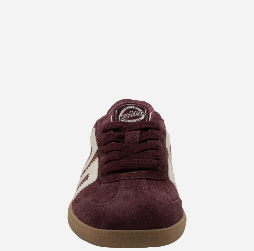 Back 70 Easter W26 Backless Sneaker in Wine Butter with knit upper, cushioned sole, and modern slip‑on silhouette.