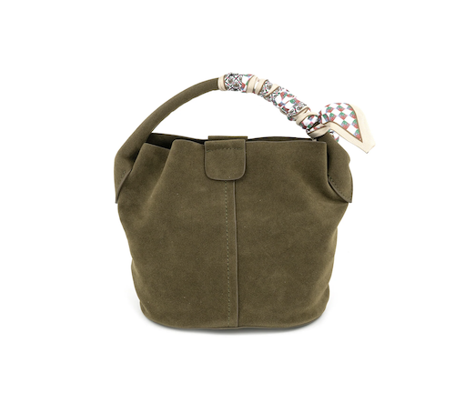 Faux Suede Bag