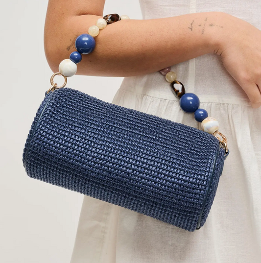 Rachel Straw Clutch