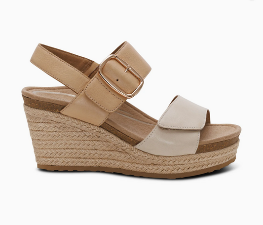 Aetrex Ashley Wedge Sandal