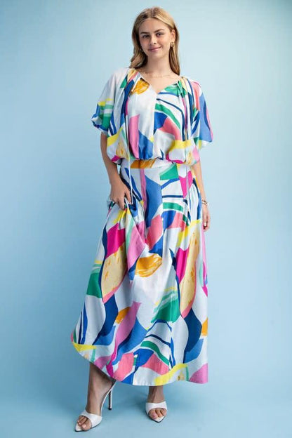 Bright Abstract Skirt