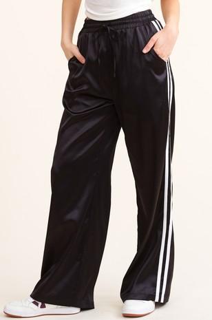Satin Track Pants